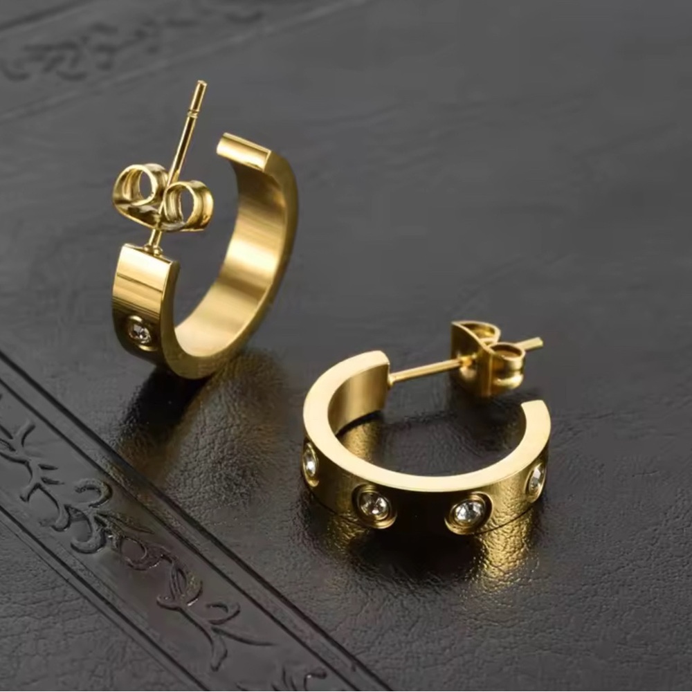 LUXURY LOVE LOOP EARRINGS